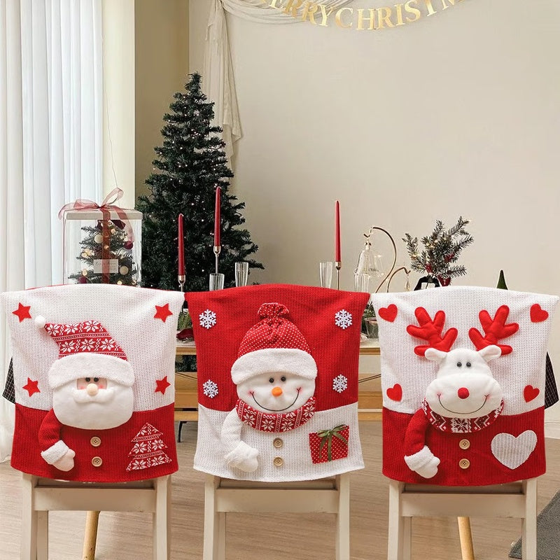 Christmas Themed Dining Chair Cover