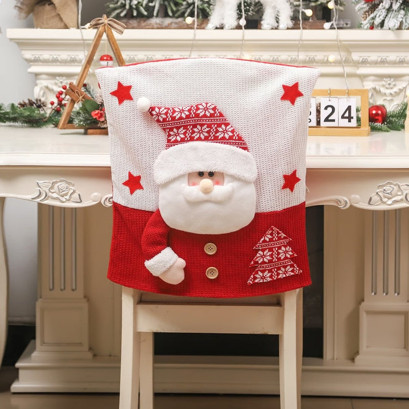 Christmas Themed Dining Chair Cover