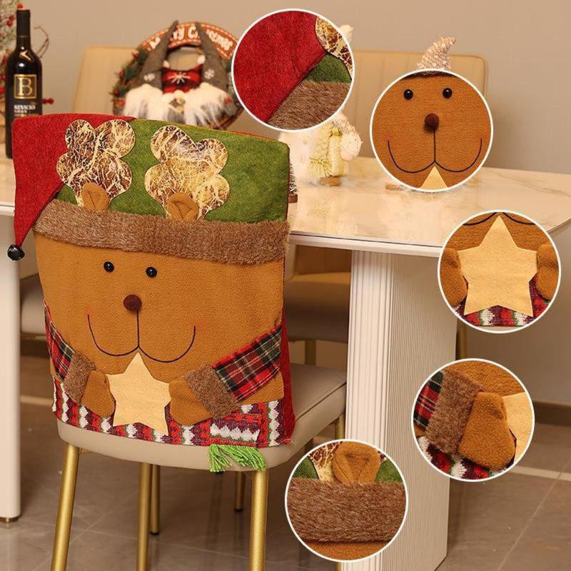Christmas Themed Dining Chair Cover