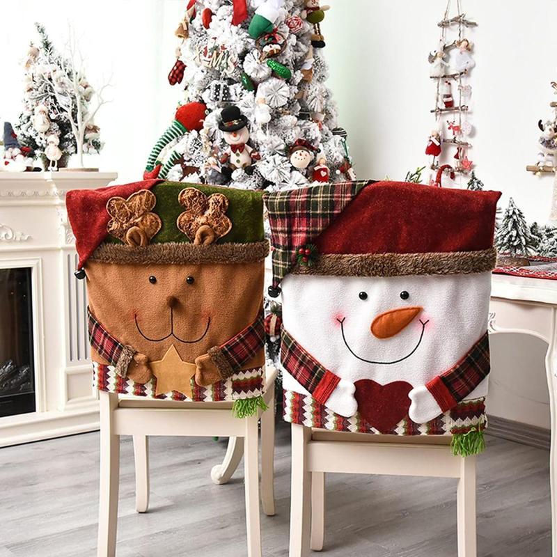 Christmas Themed Dining Chair Cover