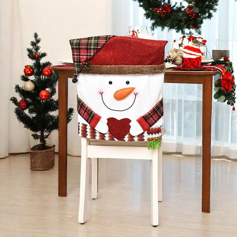 Christmas Themed Dining Chair Cover