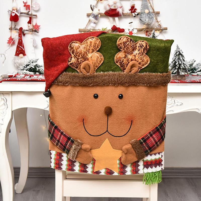 Christmas Themed Dining Chair Cover