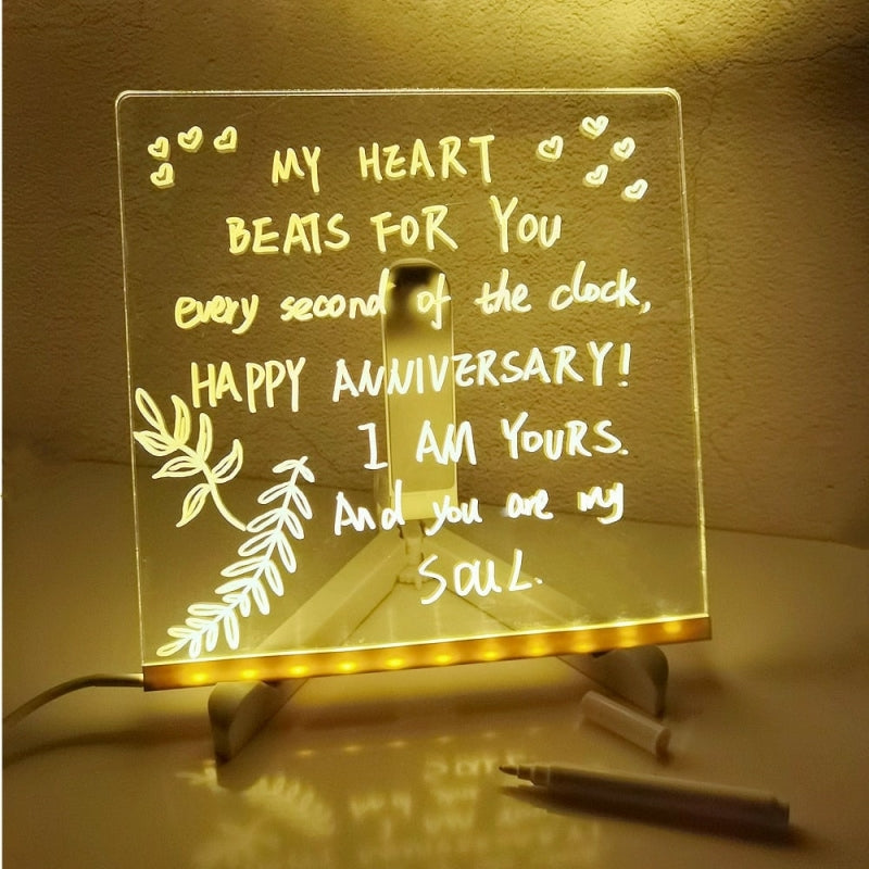 Color LED message board