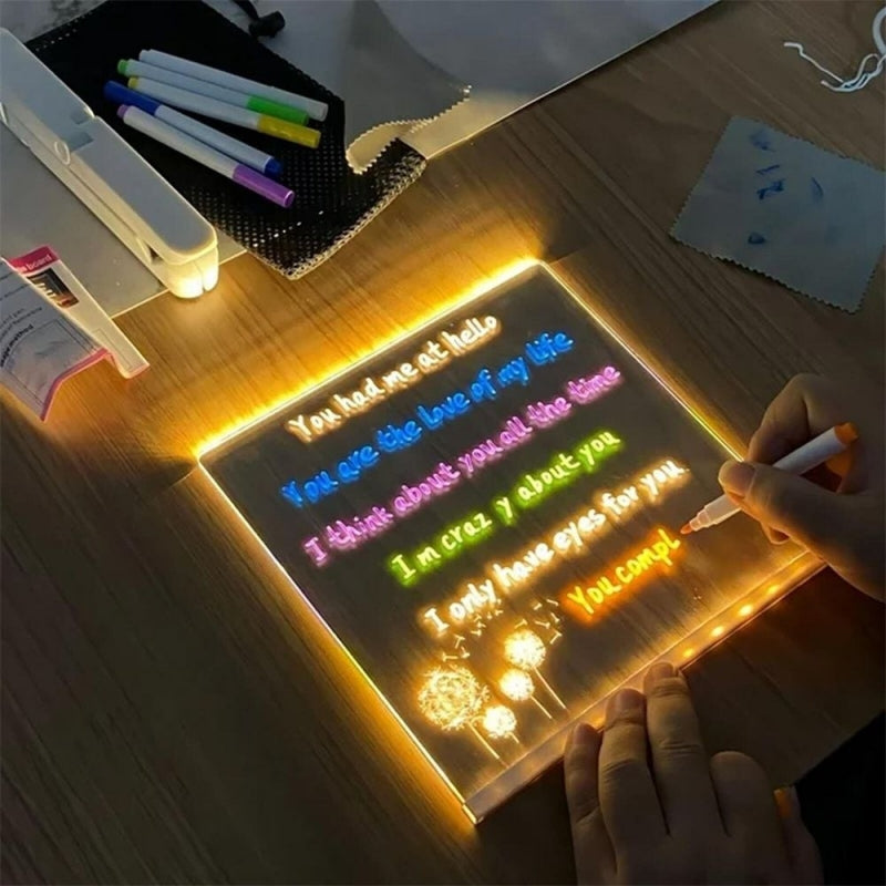 Color LED message board