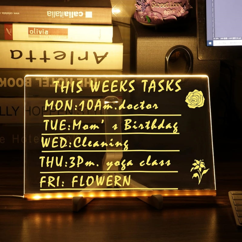 Color LED message board