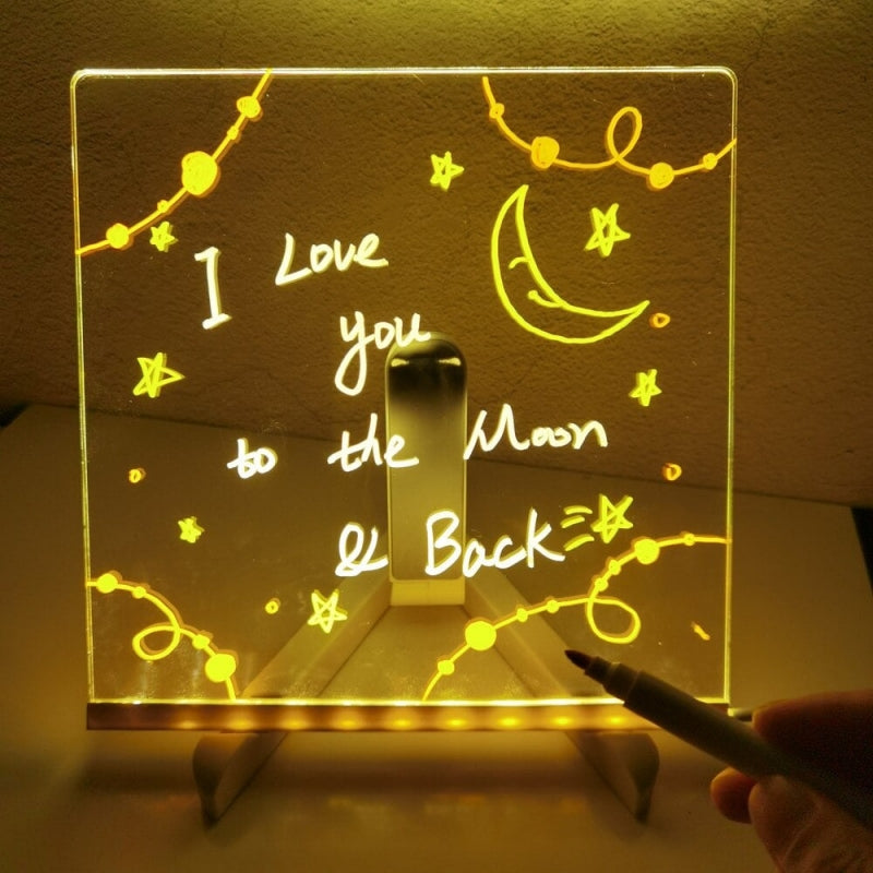 Color LED message board