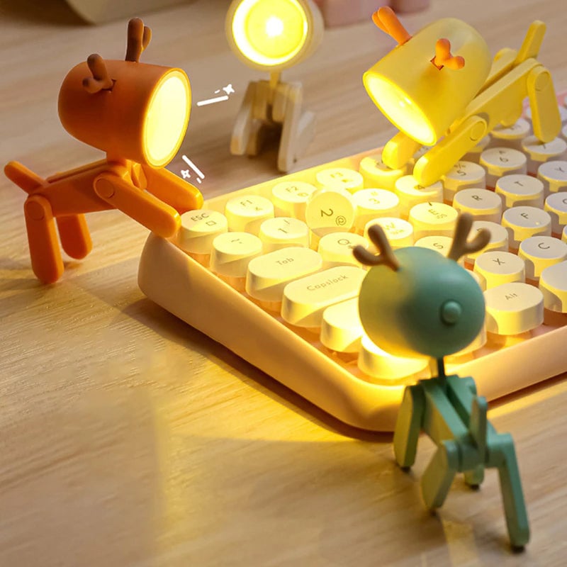 Cute Portable LED Bedroom Night Light
