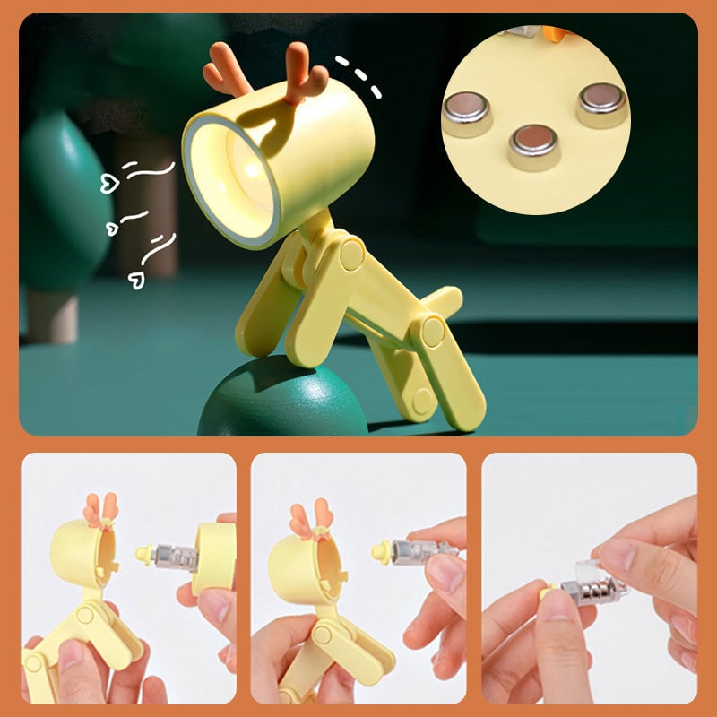 Cute Portable LED Bedroom Night Light