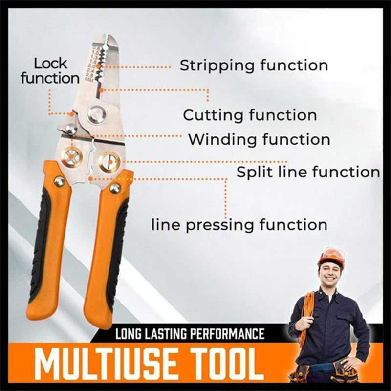 Heavy‑Duty Multifunction Wire Plier Hand Tool