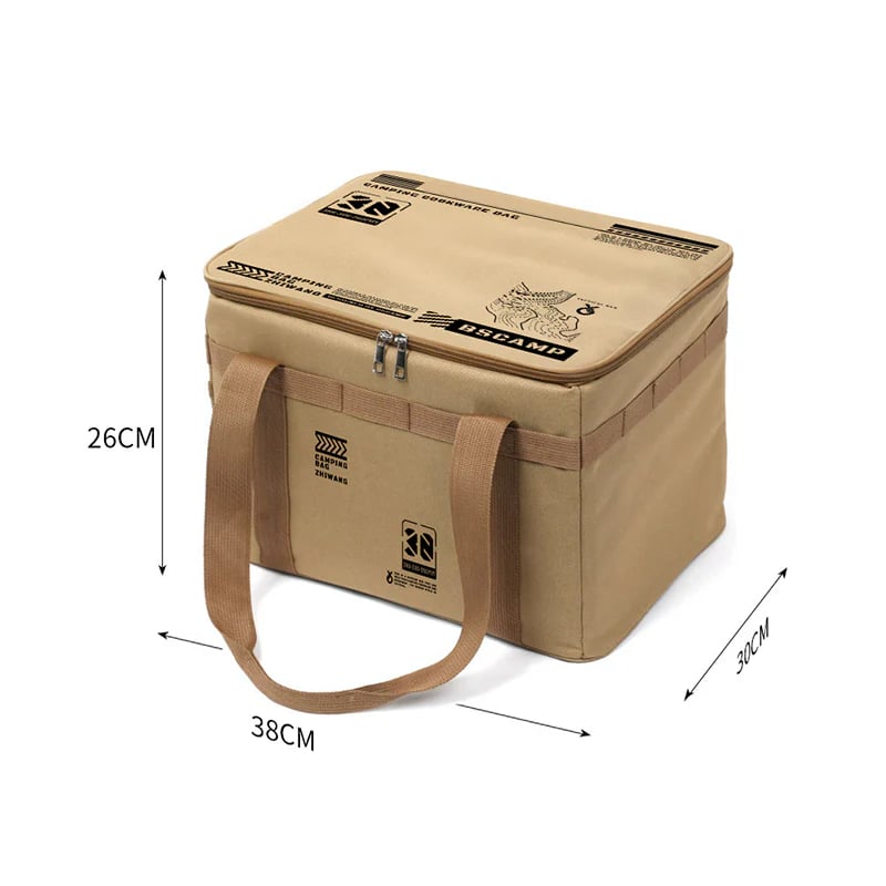Large capacity outdoor folding storage bag