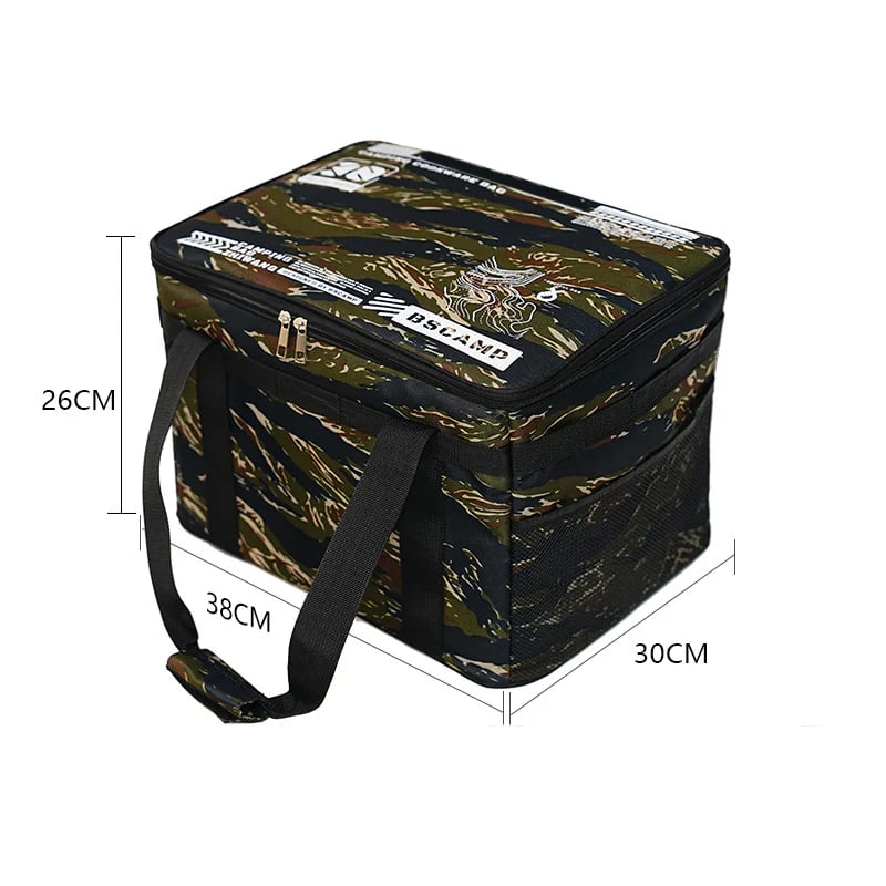Large capacity outdoor folding storage bag
