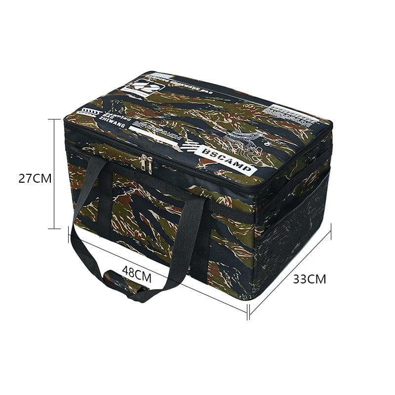 Large capacity outdoor folding storage bag