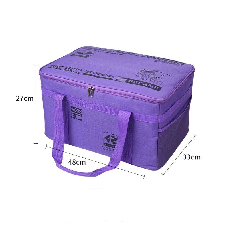 Large capacity outdoor folding storage bag