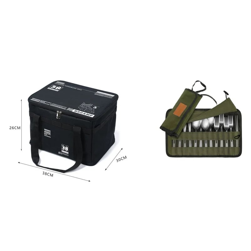 Large capacity outdoor folding storage bag