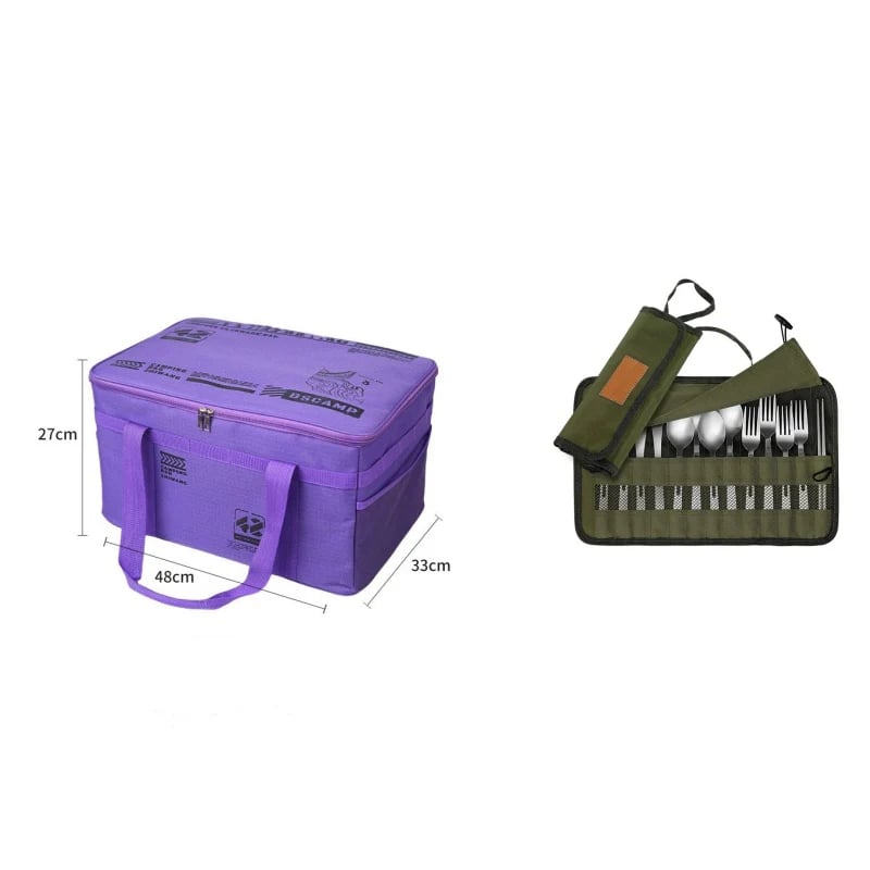 Large capacity outdoor folding storage bag