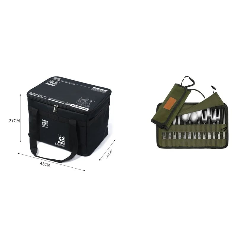 Large capacity outdoor folding storage bag