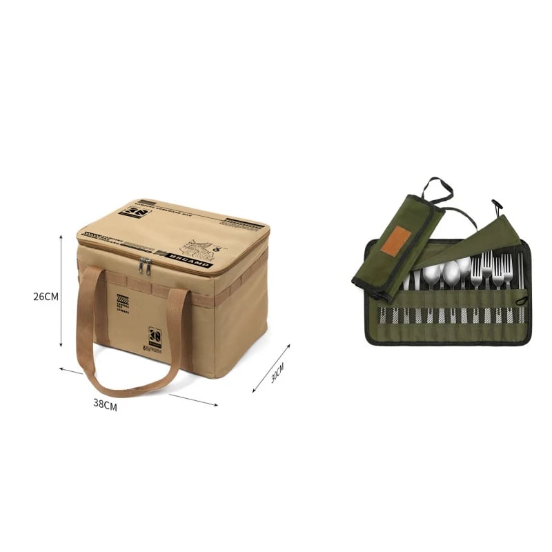 Large capacity outdoor folding storage bag