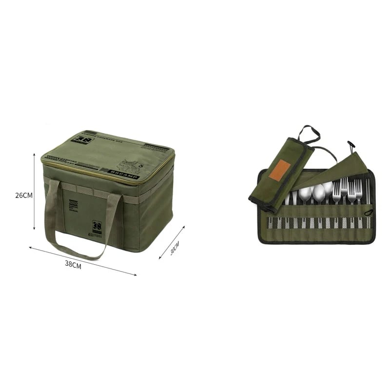 Large capacity outdoor folding storage bag