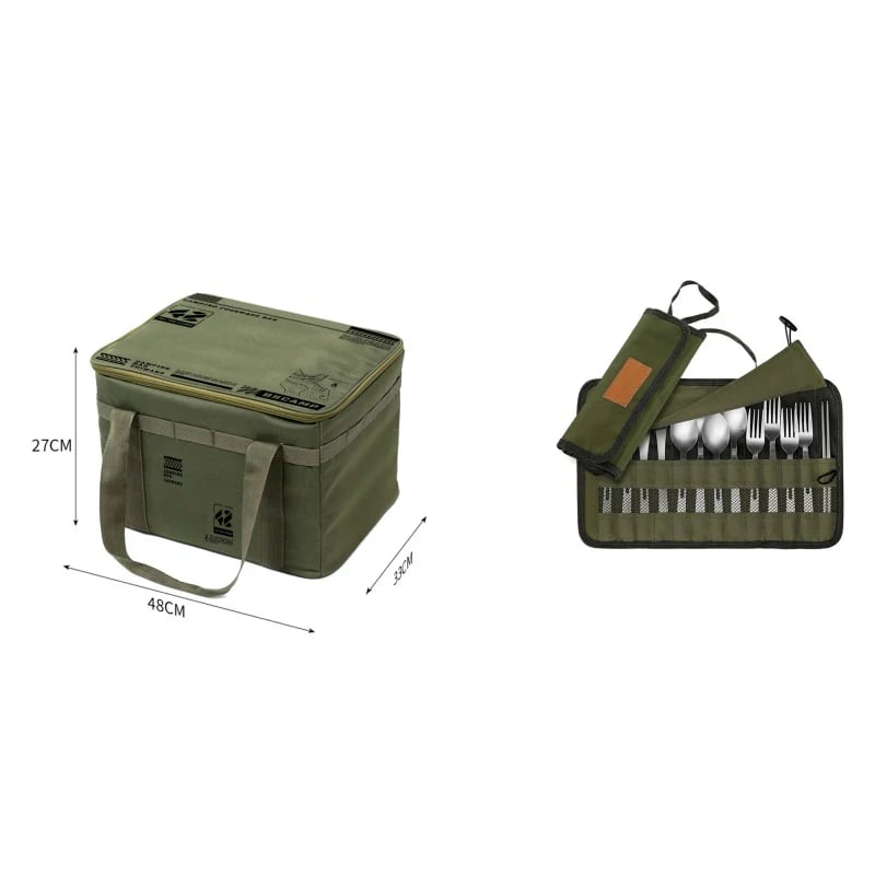 Large capacity outdoor folding storage bag