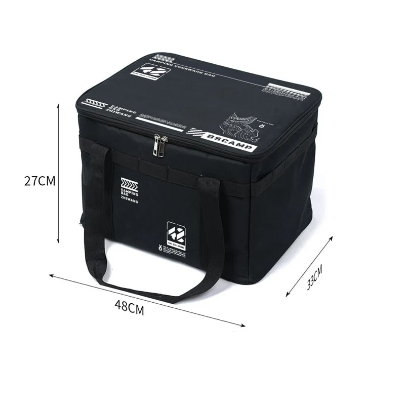 Large capacity outdoor folding storage bag