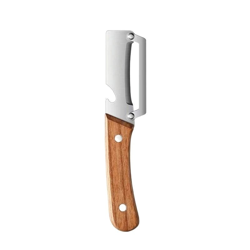 Multi functional steel kitchen peeler
