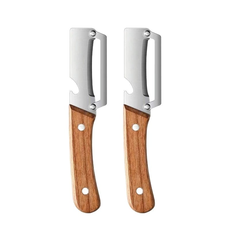 Multi functional steel kitchen peeler