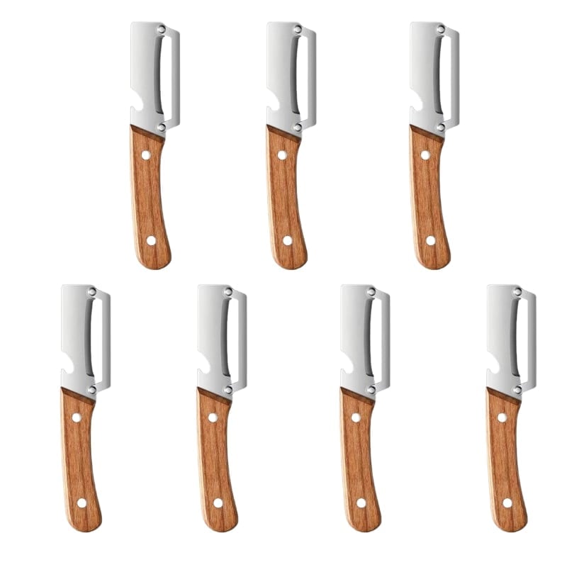 Multi functional steel kitchen peeler