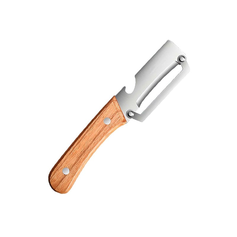 Multi functional steel kitchen peeler