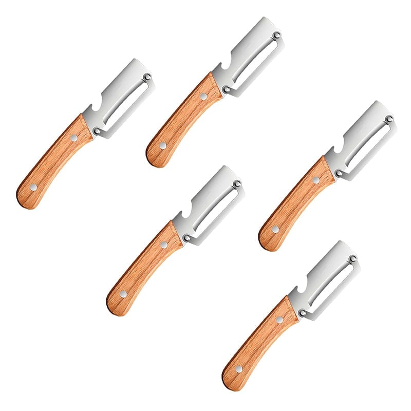 Multi functional steel kitchen peeler