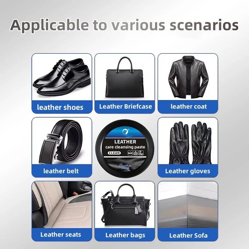care cream and Cleaning for leather care